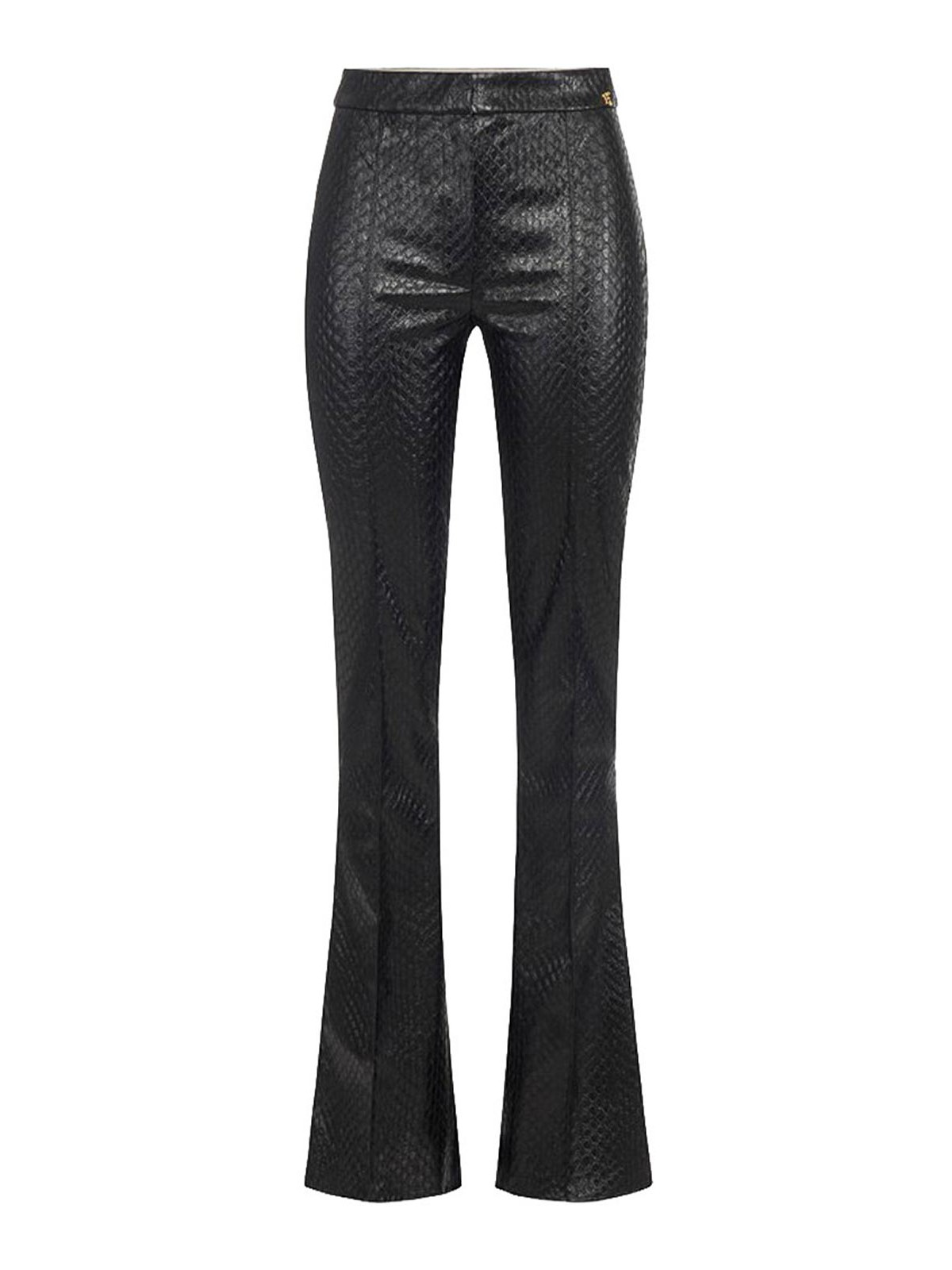 Elisabetta Franchi Jean Évasé - Noir