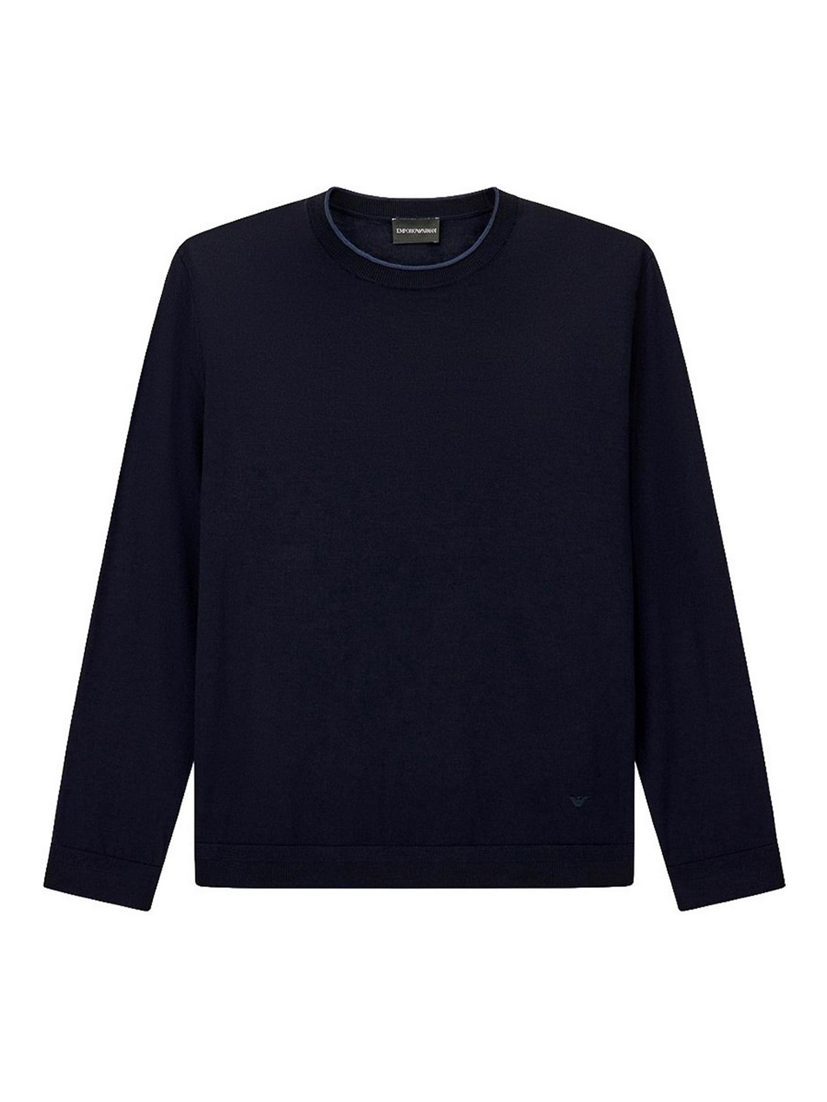 Emporio Armani Pull Col Rond - Bleu