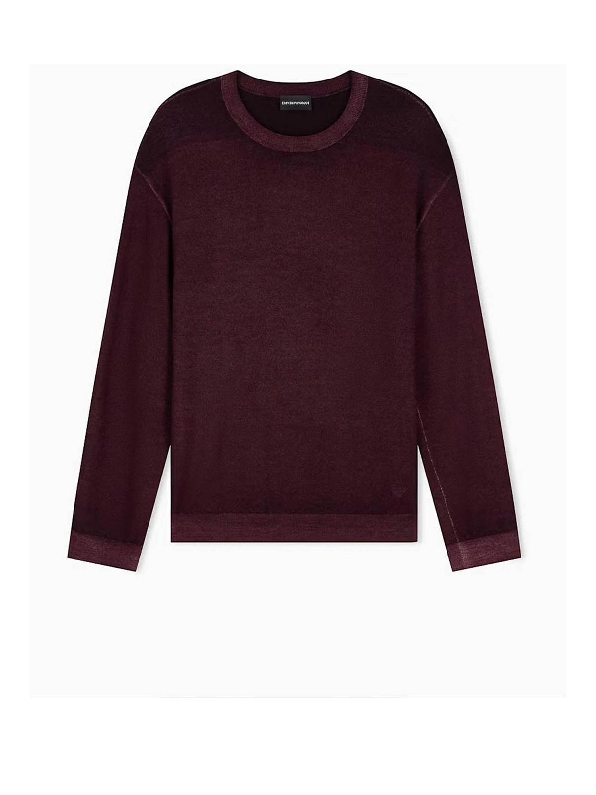 Emporio Armani Pull Col Rond - Gris