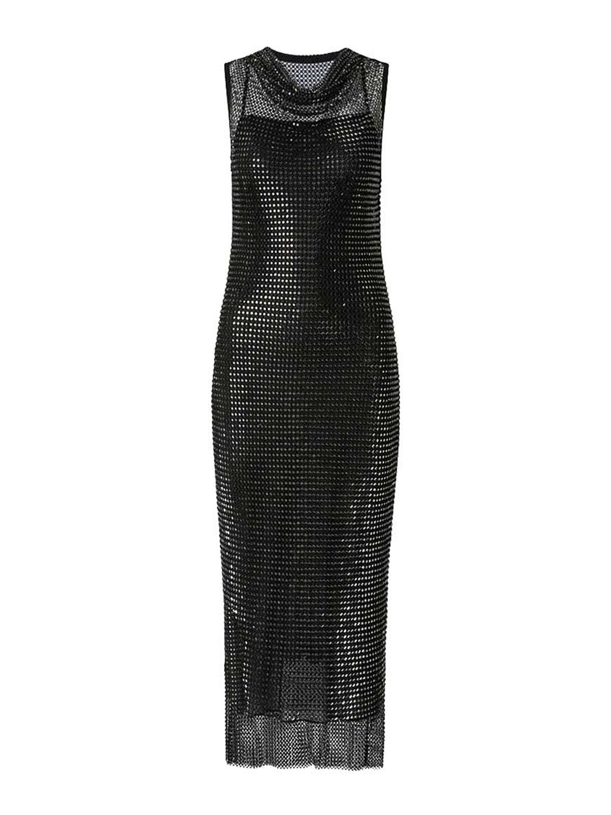 Pinko Robe Au Genou - Noir