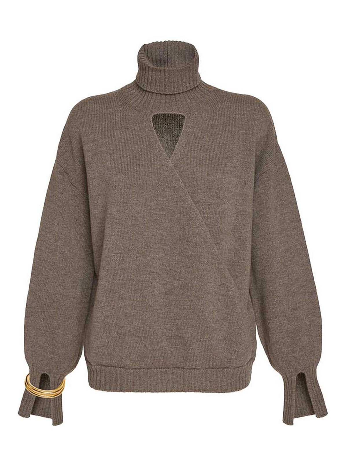 Simona Corsellini Pull Col Rond - Beige