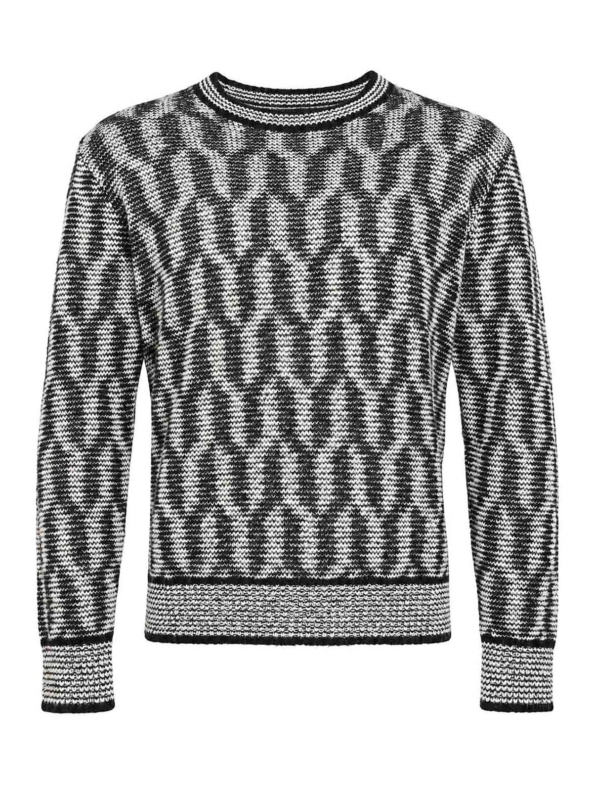 Alpha Studio Pull Col Rond - Multicolore