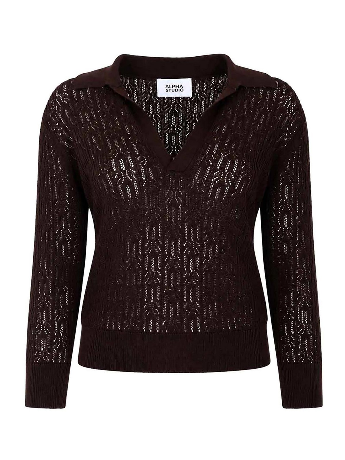 Alpha Studio Polo - Marron