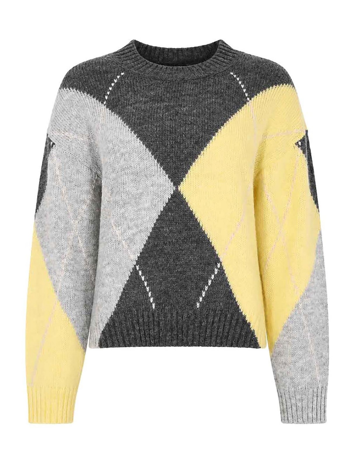 Alpha Studio Pull Col Rond - Multicolore