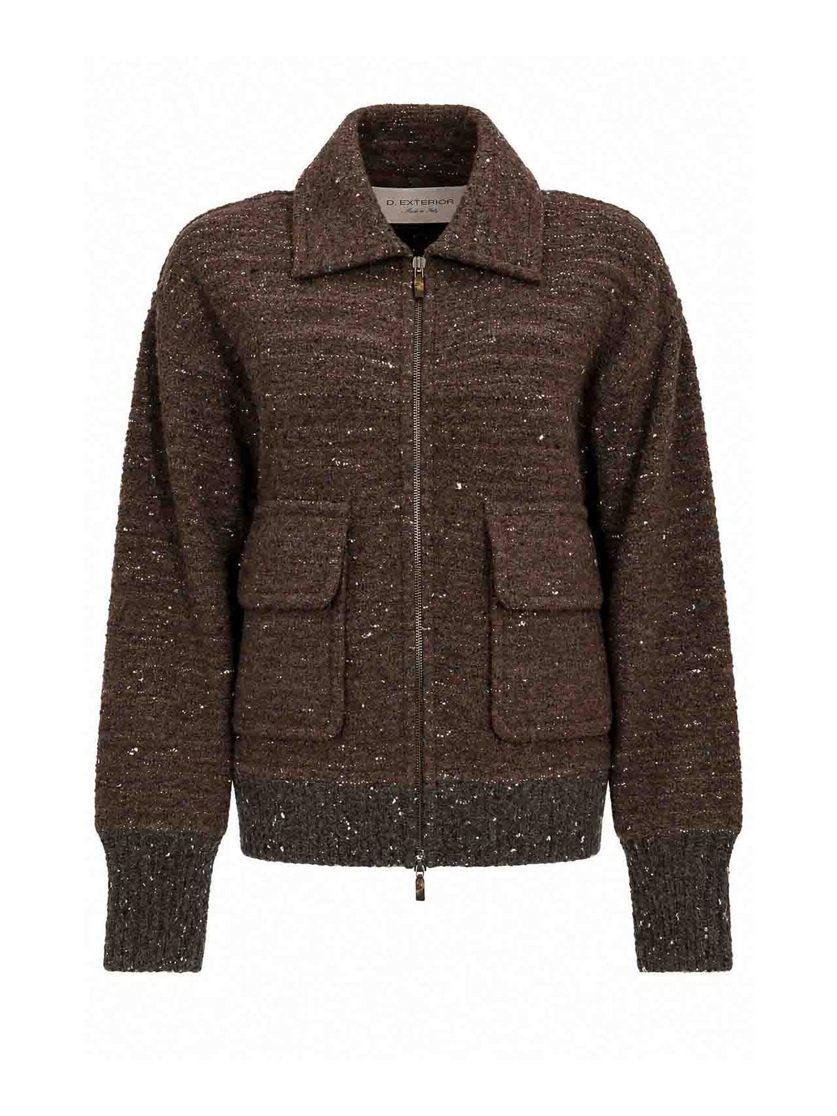 D. Exterior Bomber - Marron Foncé