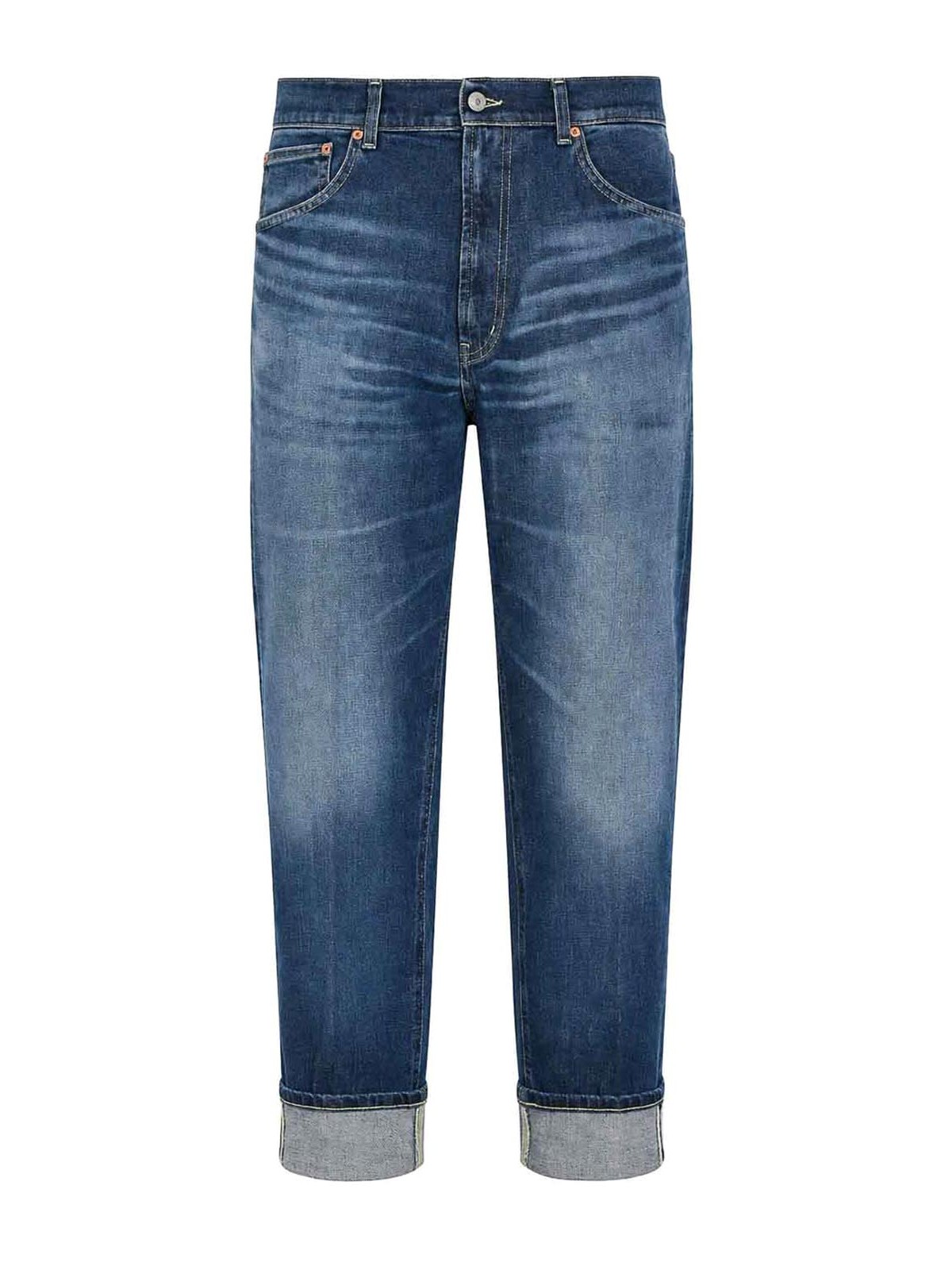 Dondup Jean Droit - Bleu