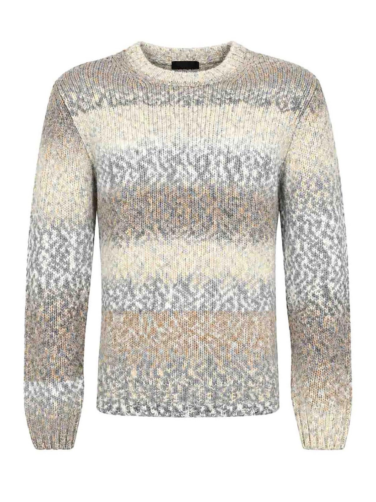 Dondup Pull Col Rond - Gris