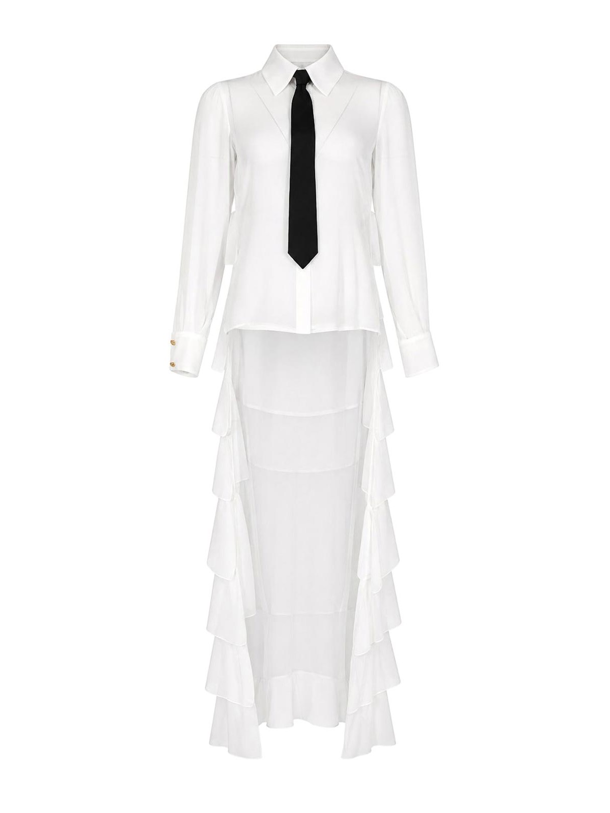 Elisabetta Franchi Chemise - Crème