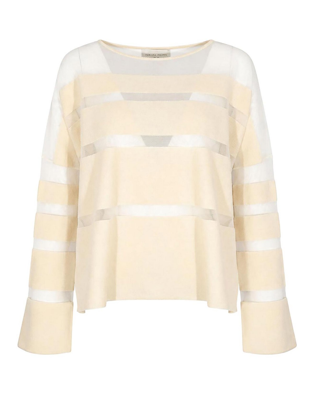 Liviana Conti Pull Col Rond - Marron Clair