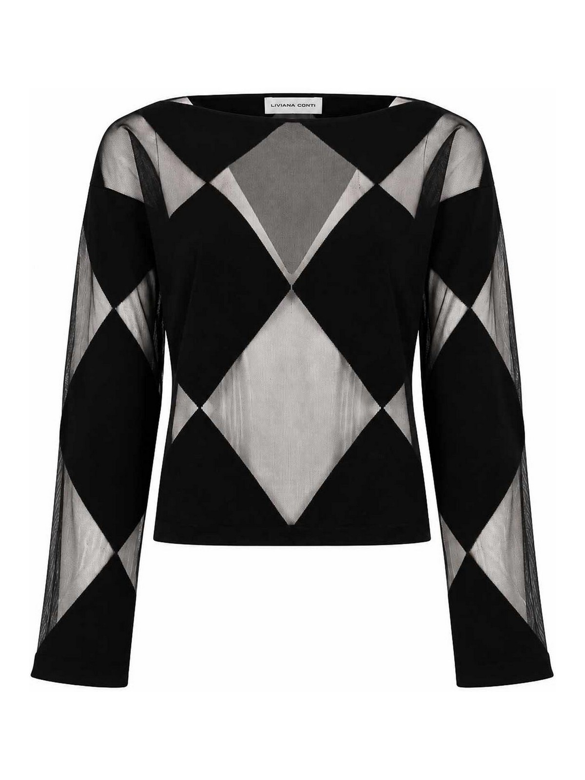 Liviana Conti Pull Col Rond - Noir