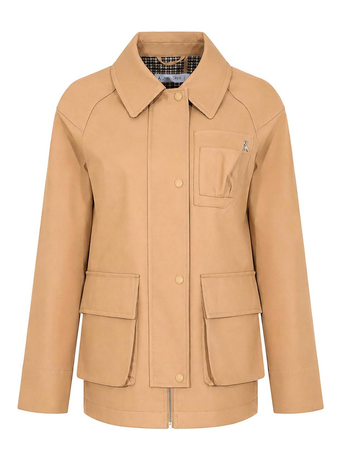 Patrizia Pepe Manteau Court - Beige