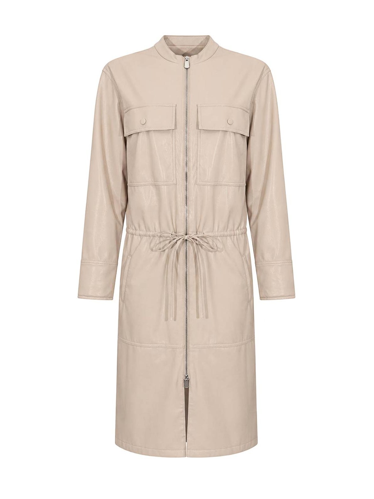 Pinko Robe Au Genou - Argent