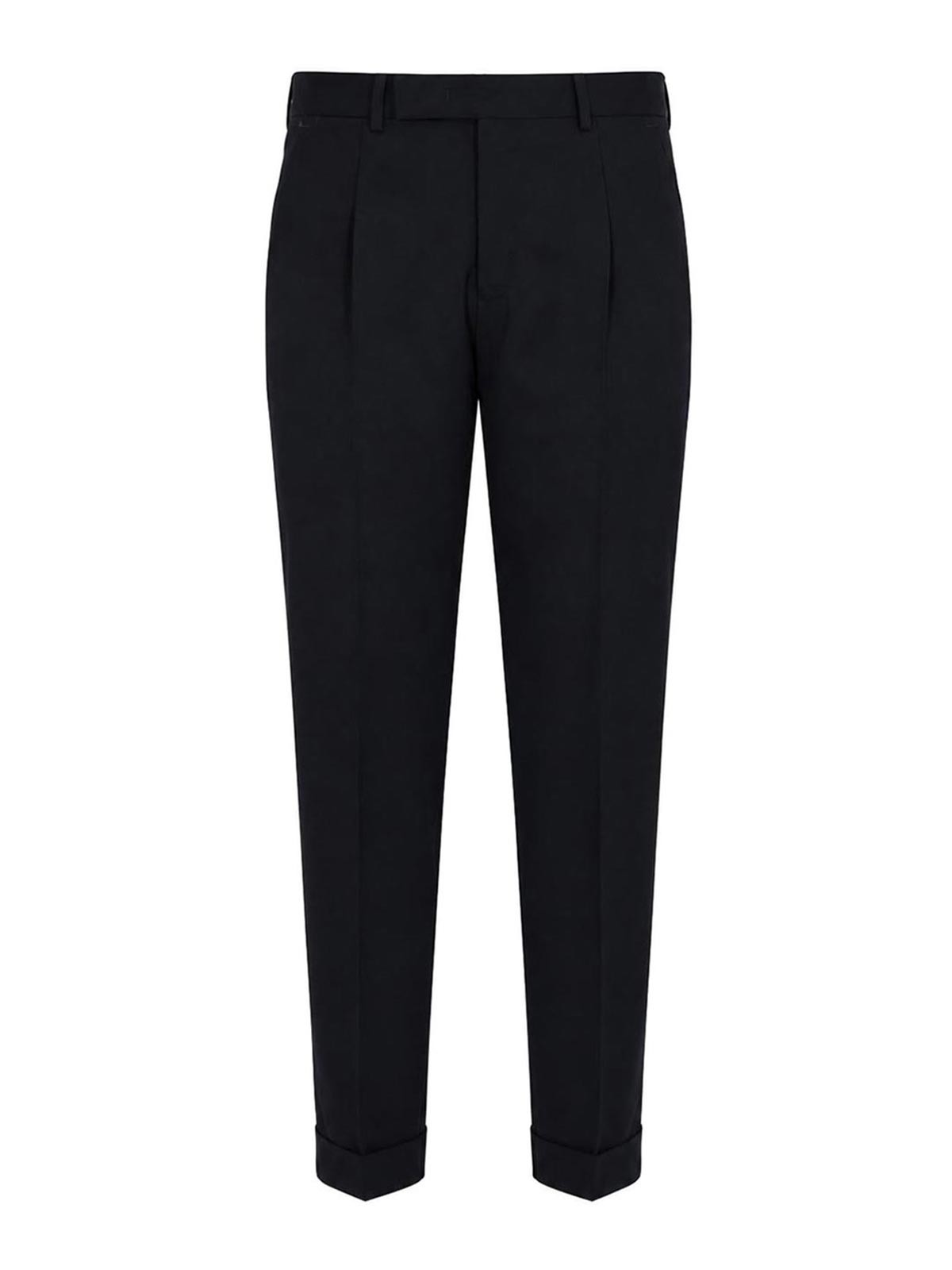Pt Torino Pantalon Couturier - Bleu