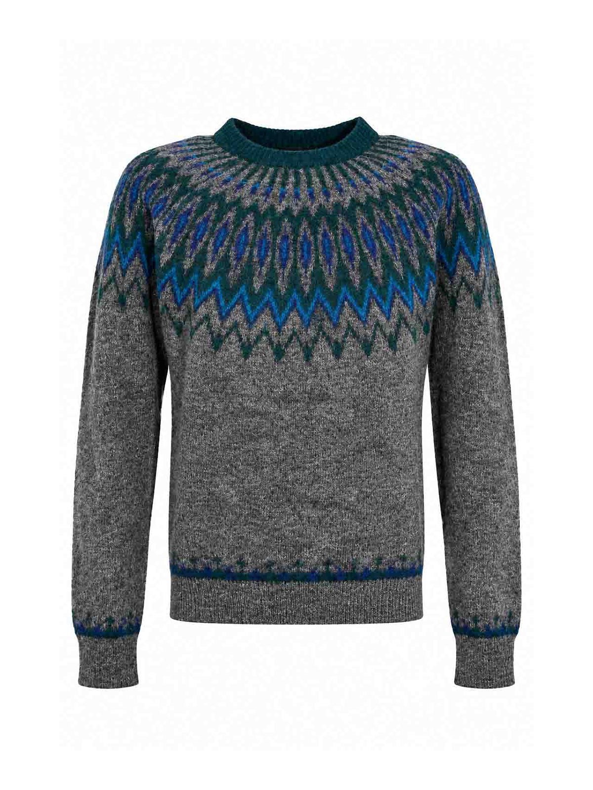 Roberto Collina Pull Col Rond - Gris