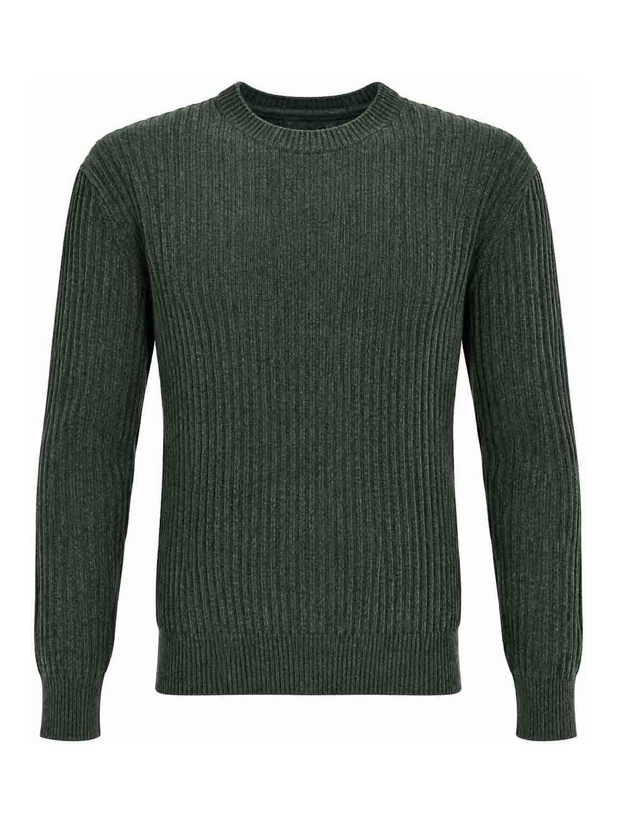 RRD Roberto Ricci Designs Pull Col Rond - Vert Foncé
