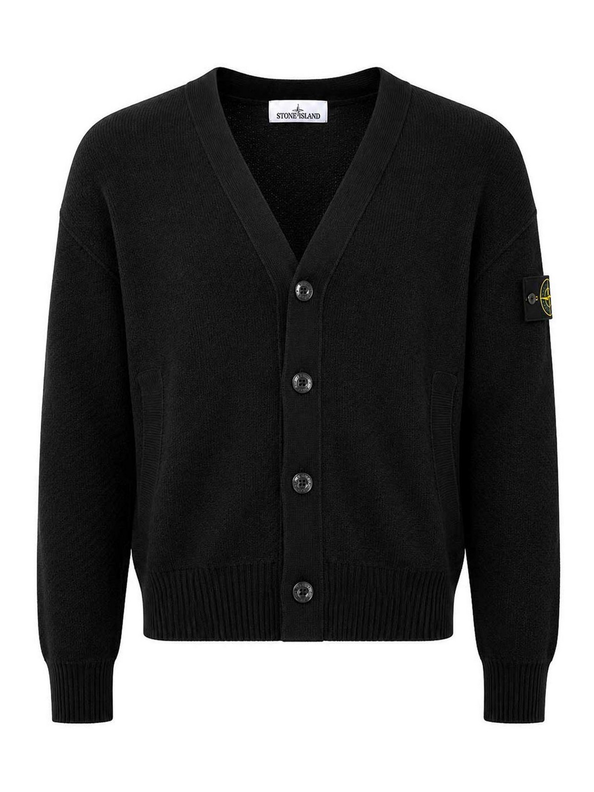 Stone Island Cardigan - Noir