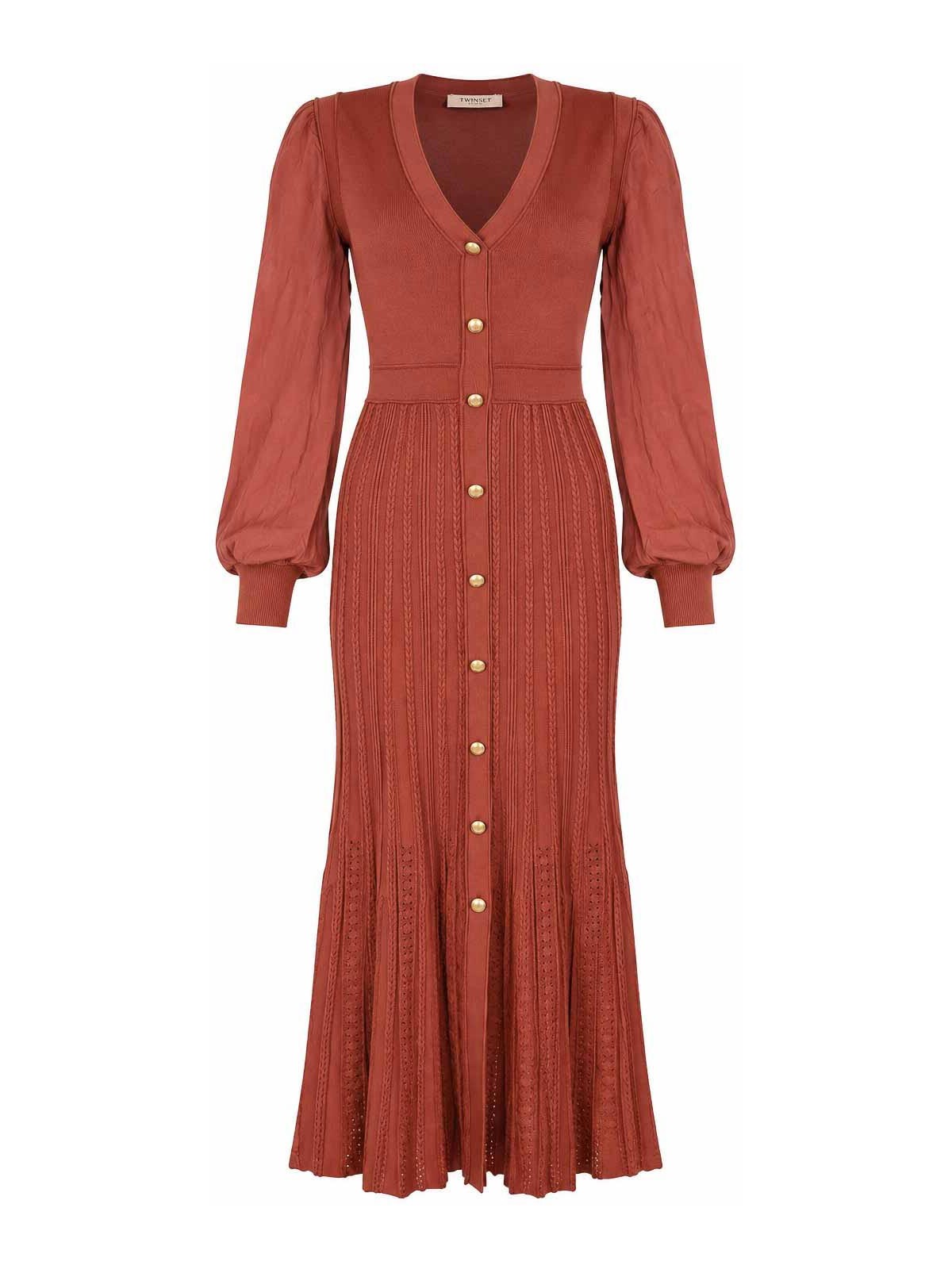 Twinset Robe De Soirée - Rose