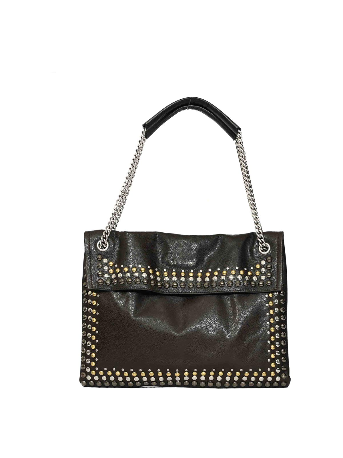 Orciani Sac Porté Épaule - Marron Foncé
