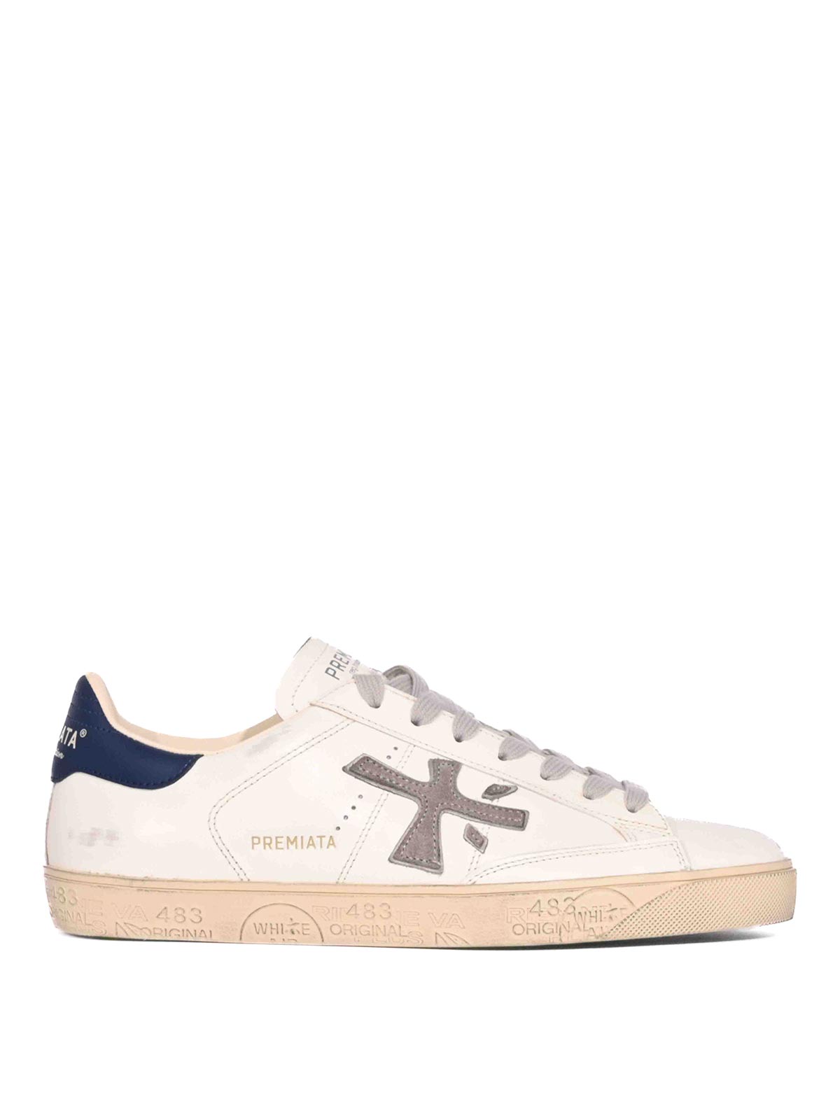 Premiata Baskets - Blanc