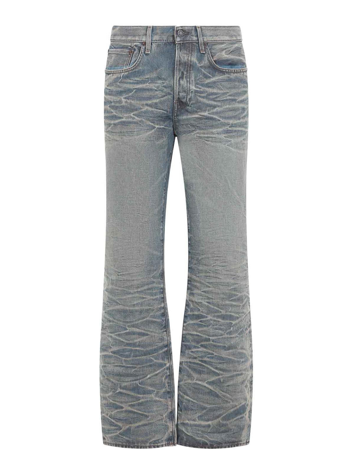 Acne Studios Jean Évasé - Foncé Délavé