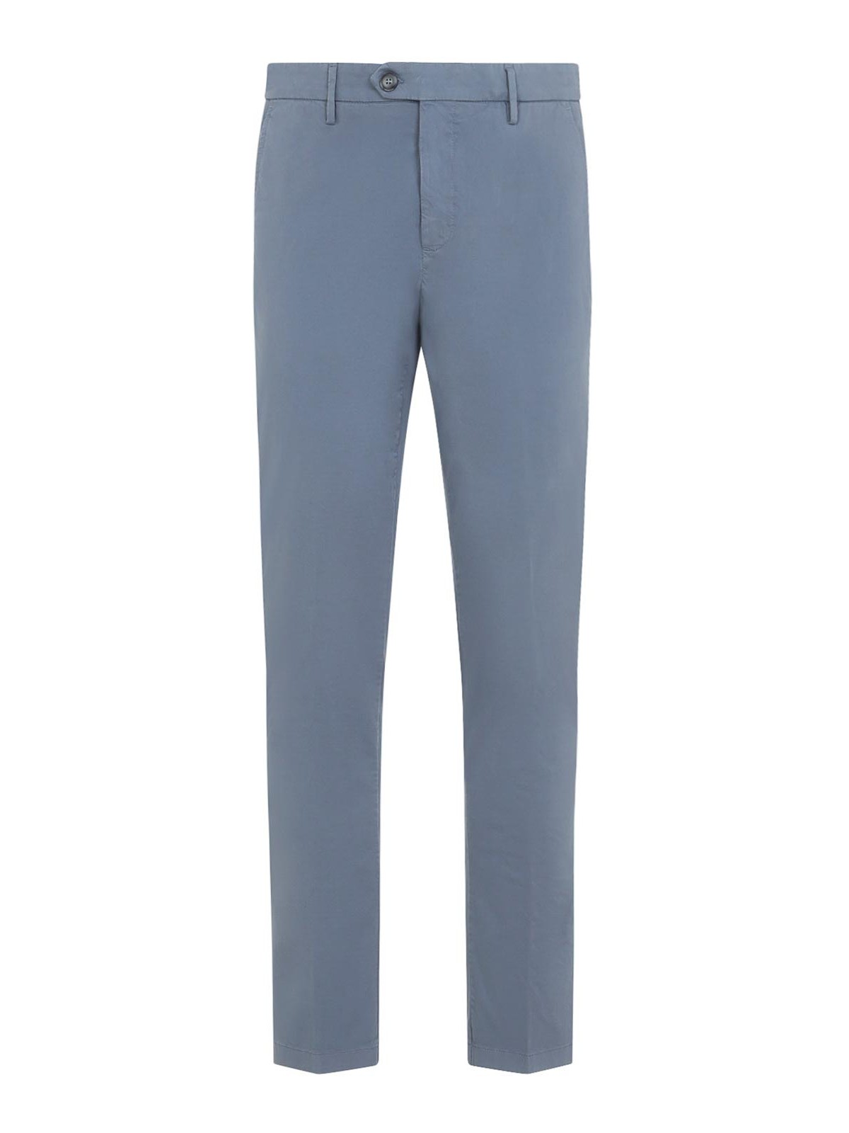 Canali Pantalons Décontractés - Bleu Clair
