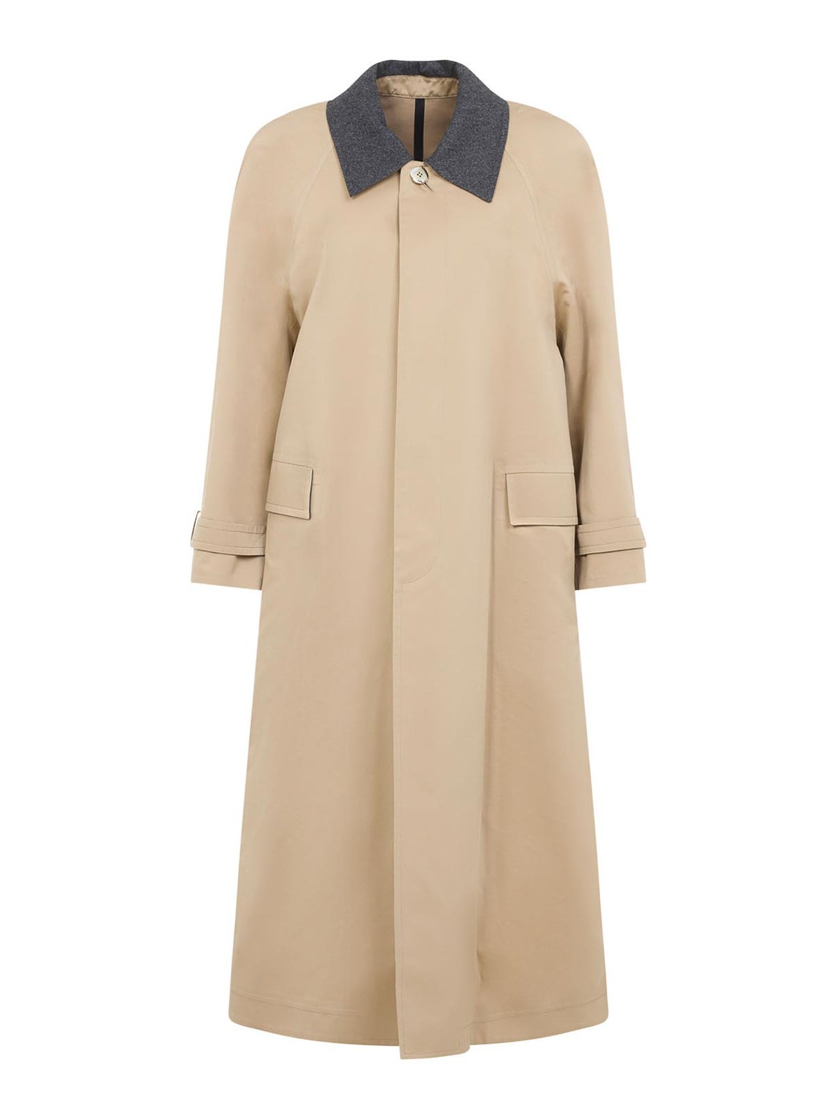 Carven Trench-Coat - Vert Foncé