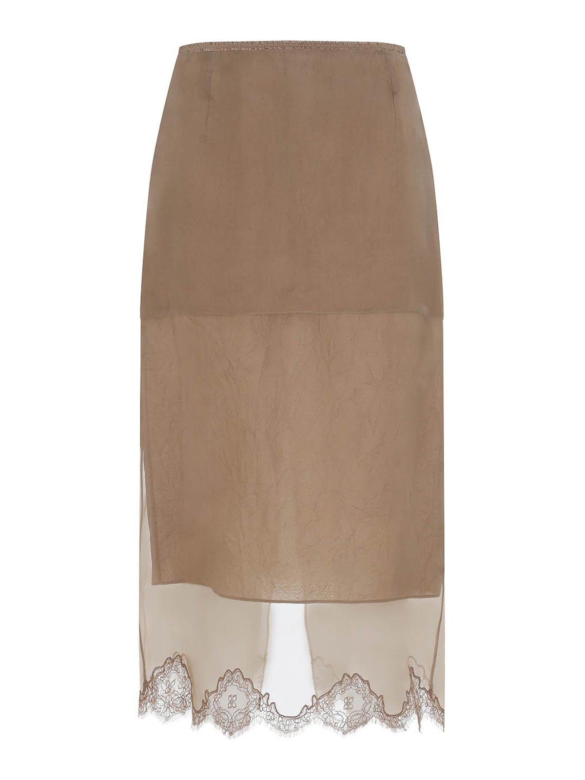Carven Jupe Longue - Camel