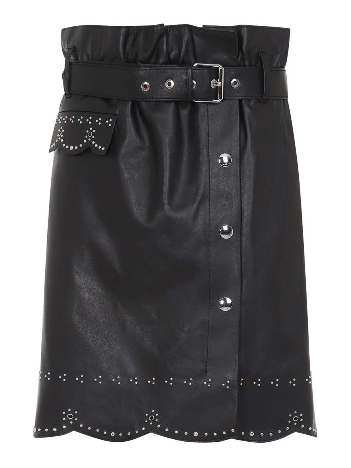 Marni Jupe En Cuir - Noir