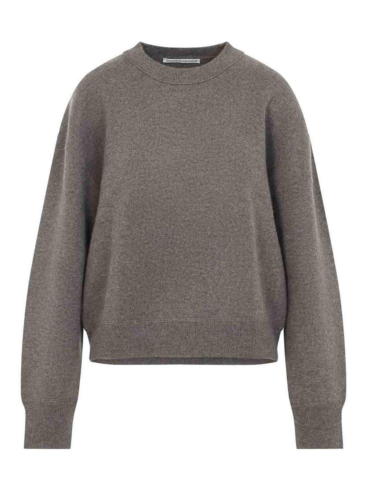 Studio Nicholson Pull Col Rond - Gris