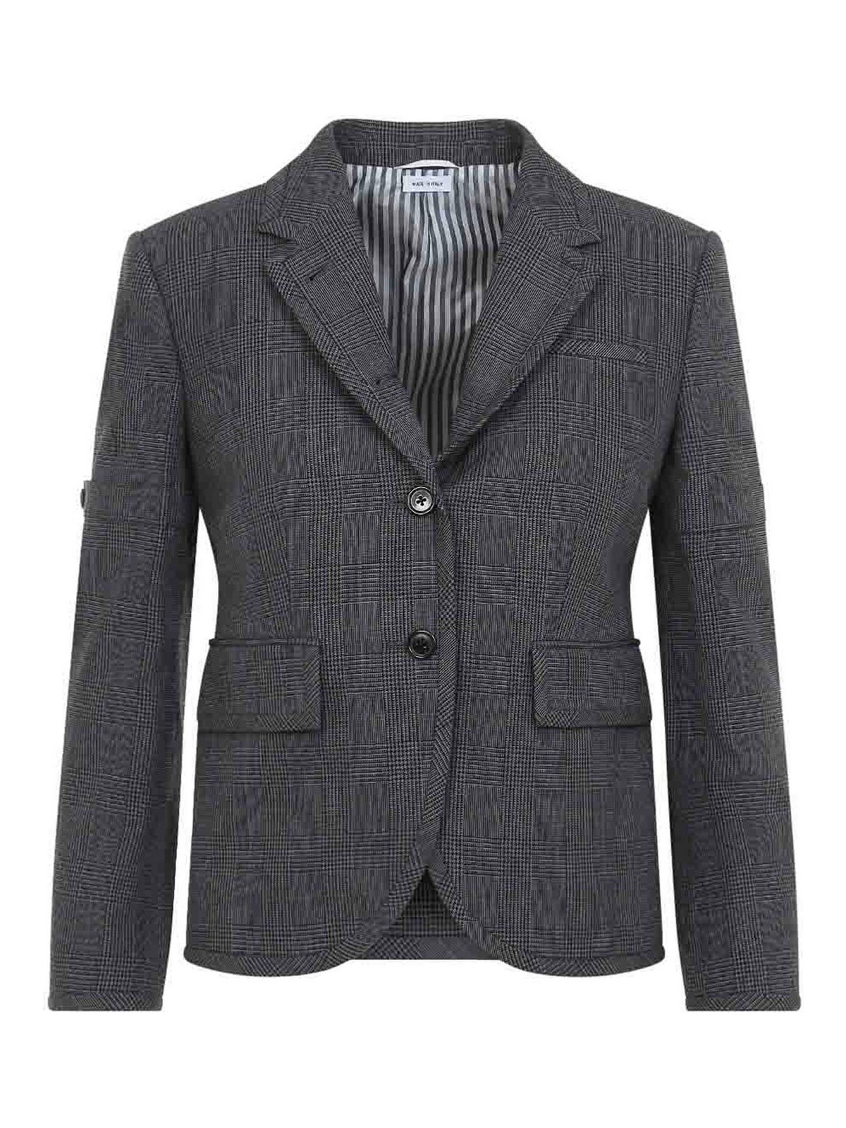 Thom Browne Blazer - Gris Foncé