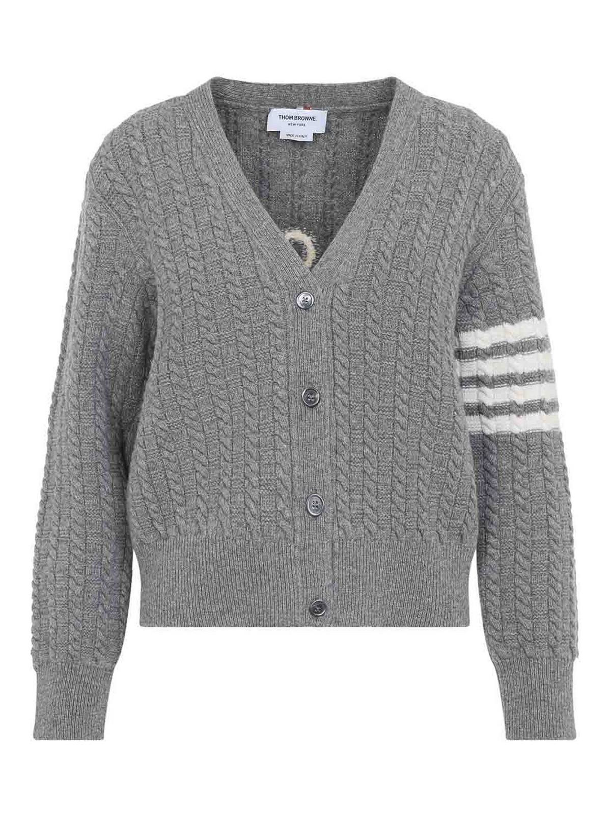 Thom Browne Cardigan - Gris