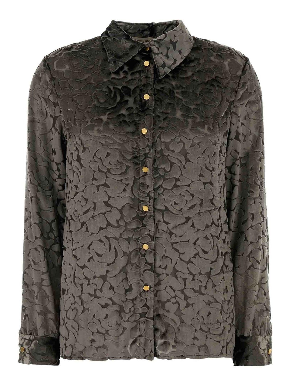 Alberta Ferretti Chemise - Gris