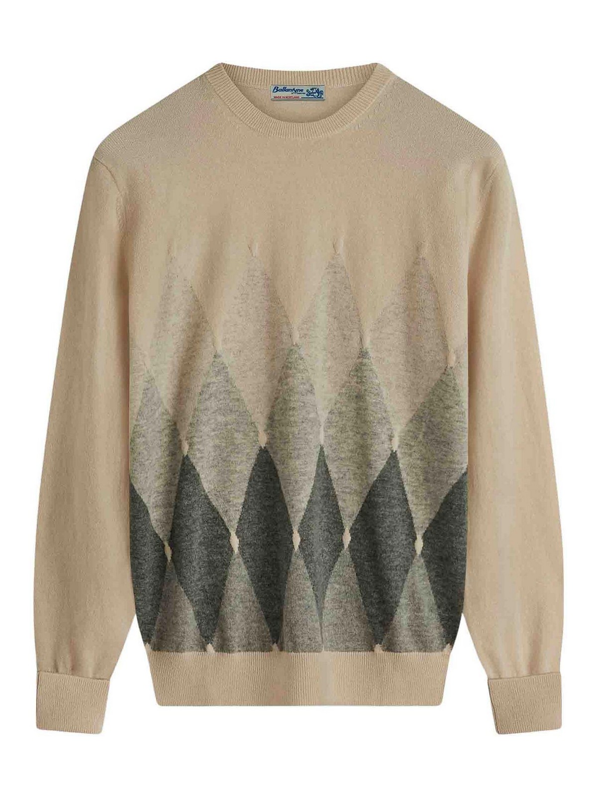 Ballantyne Pull Col Rond - Beige