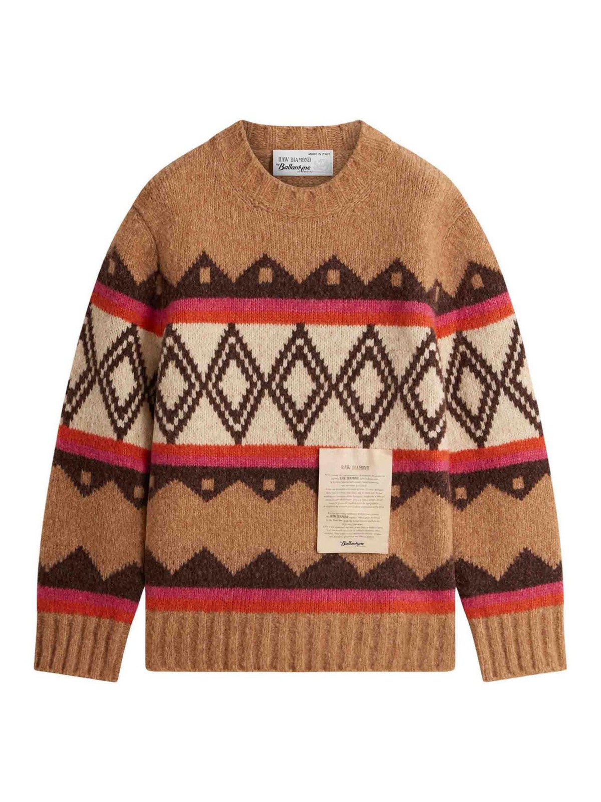 Ballantyne Pull Col Rond - Beige