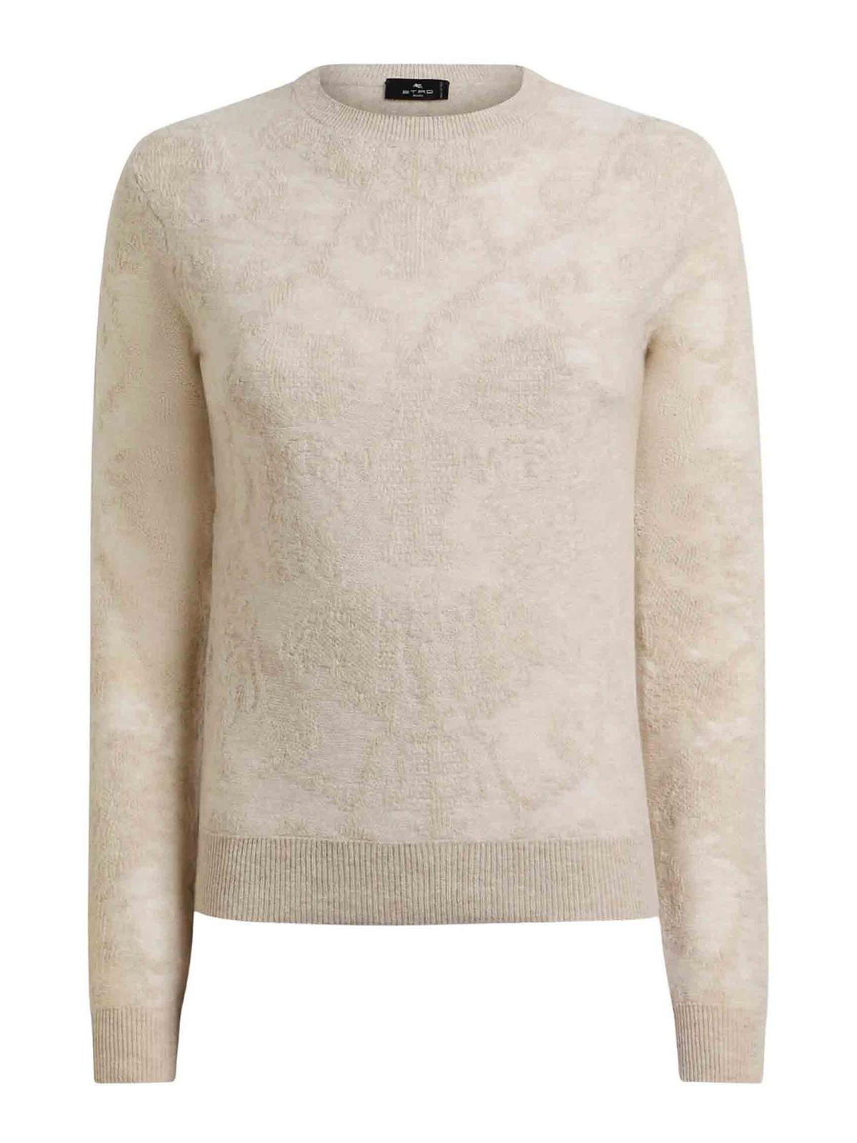 Etro Pull Col Rond - Blanc