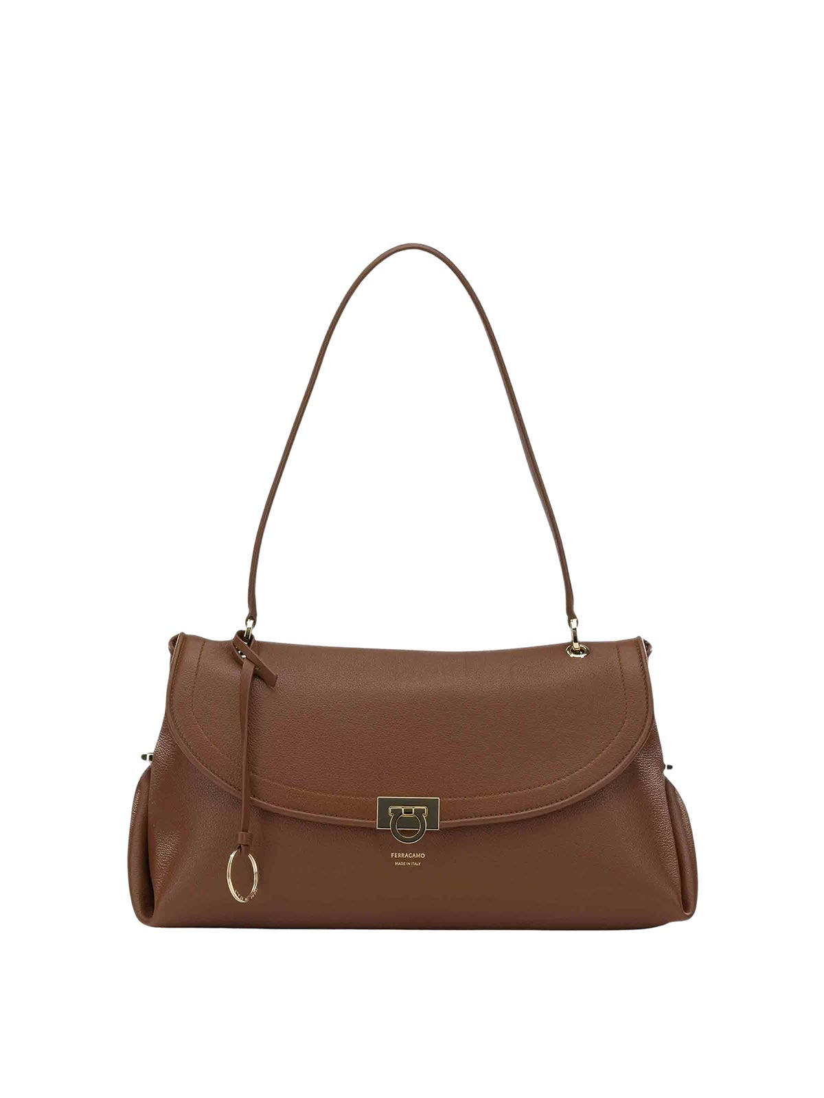 Salvatore Ferragamo Sac Porté Épaule - Marron