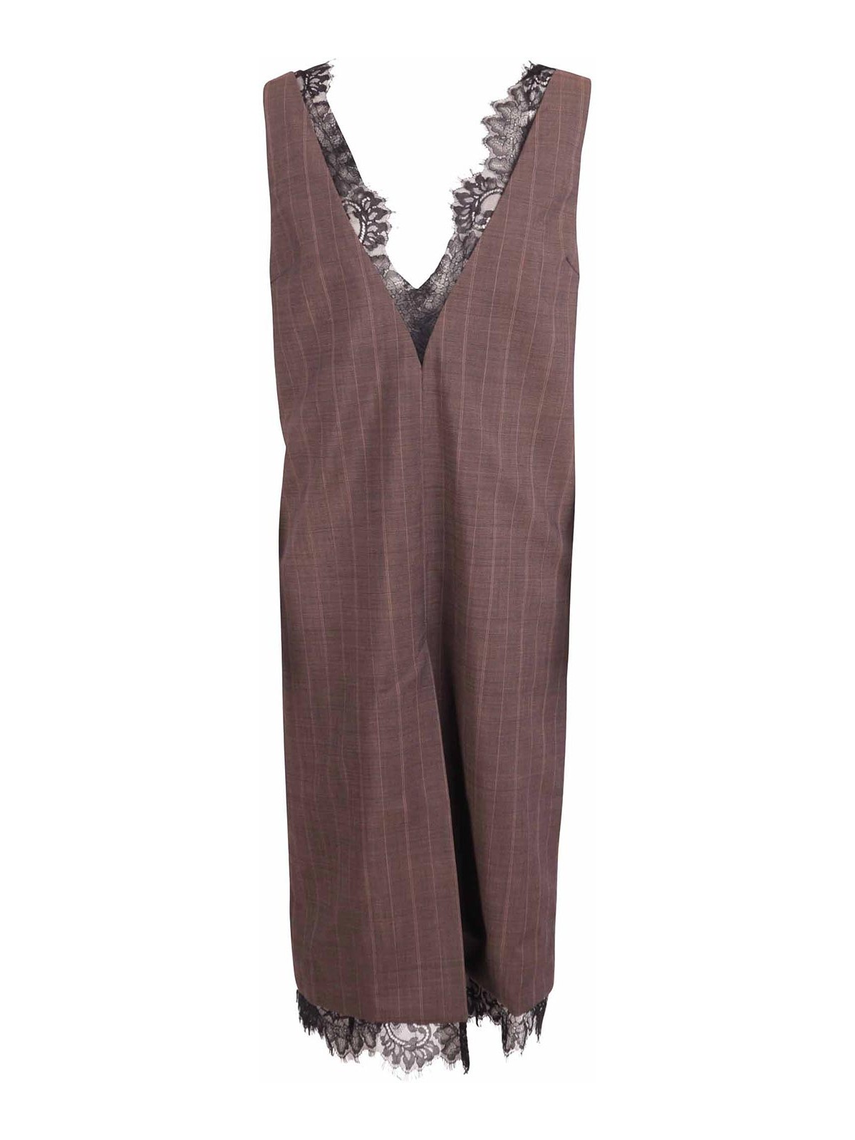 Ganni Robe Courte - Marron