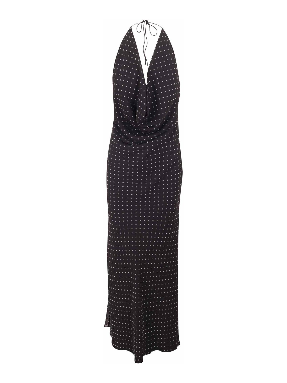 Rotate Birger Christensen Maxi Robe - Noir