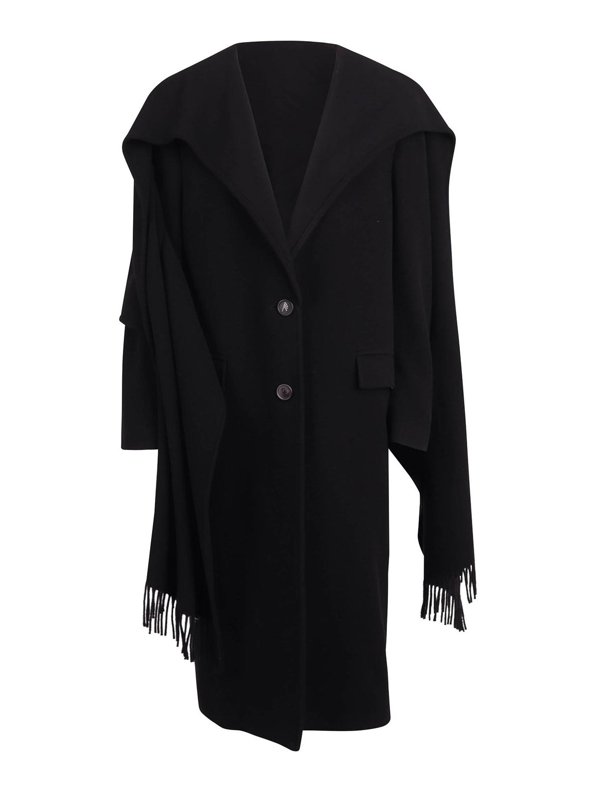 The Attico Manteau Long - Noir