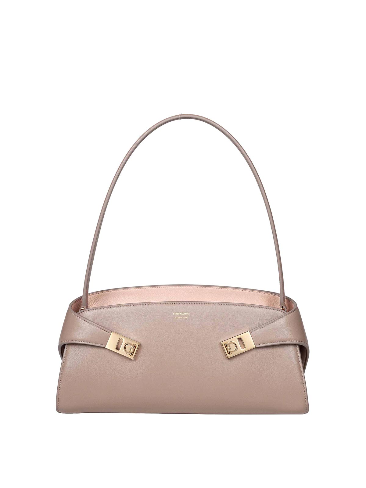 Salvatore Ferragamo Sac Porté Épaule - Taupe