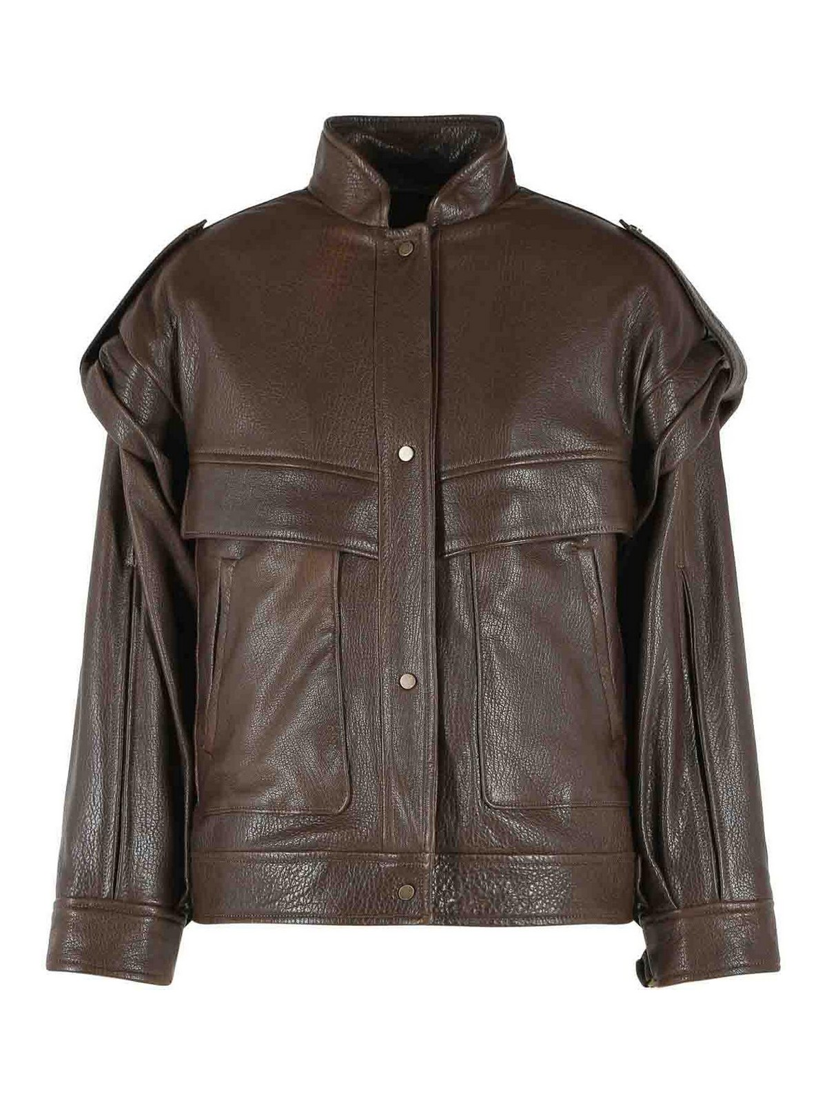 Salvatore Santoro Bomber - Marron