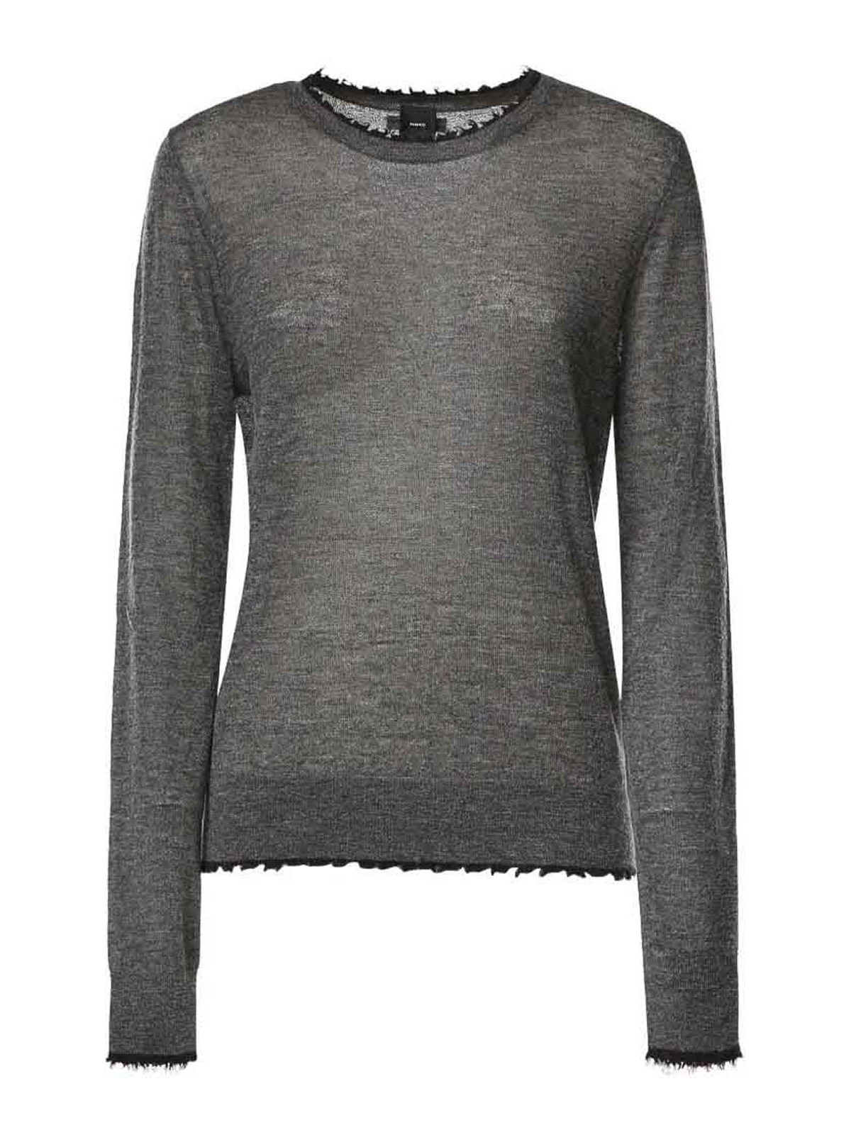 Pinko Pull Col Rond - Gris