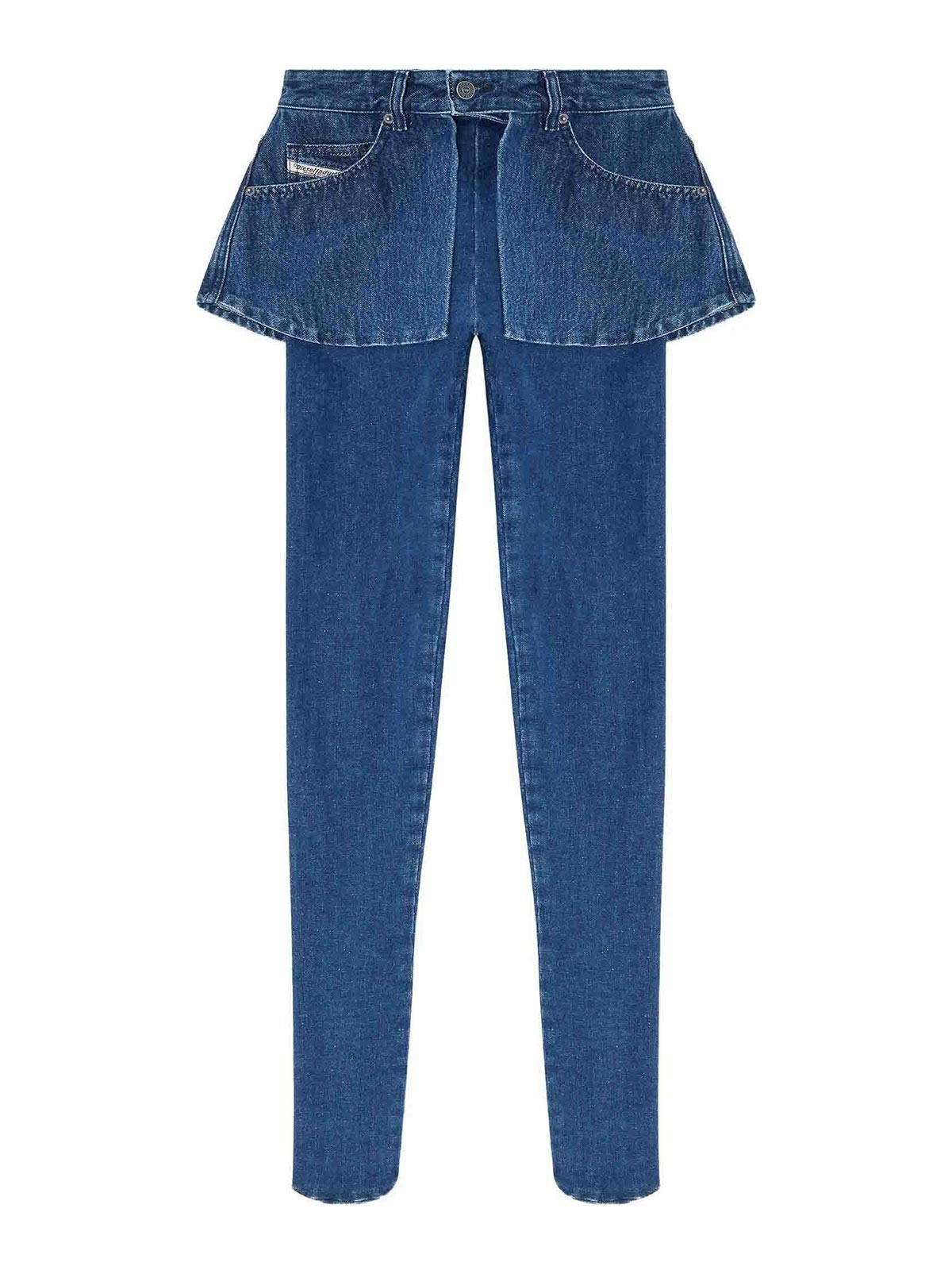Diesel Pantalons Décontractés - Denim