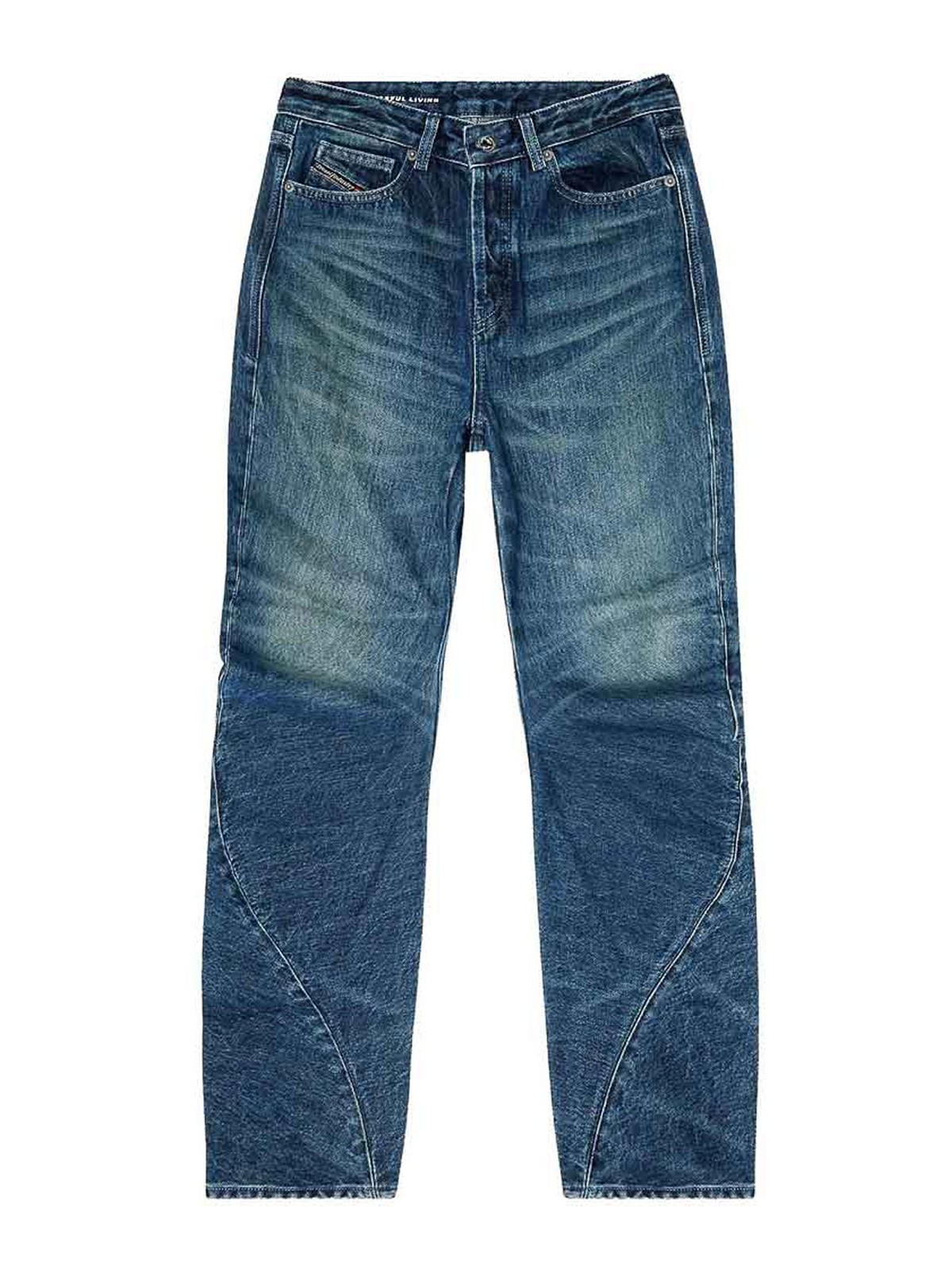 Diesel Pantalons Décontractés - Denim