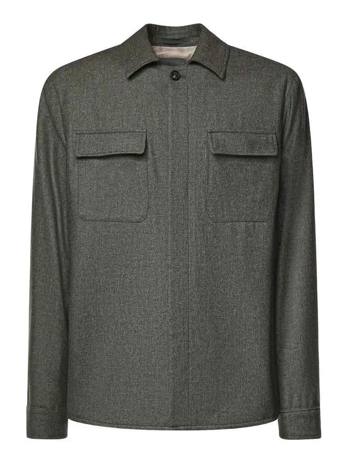 Eleventy Chemise - Vert