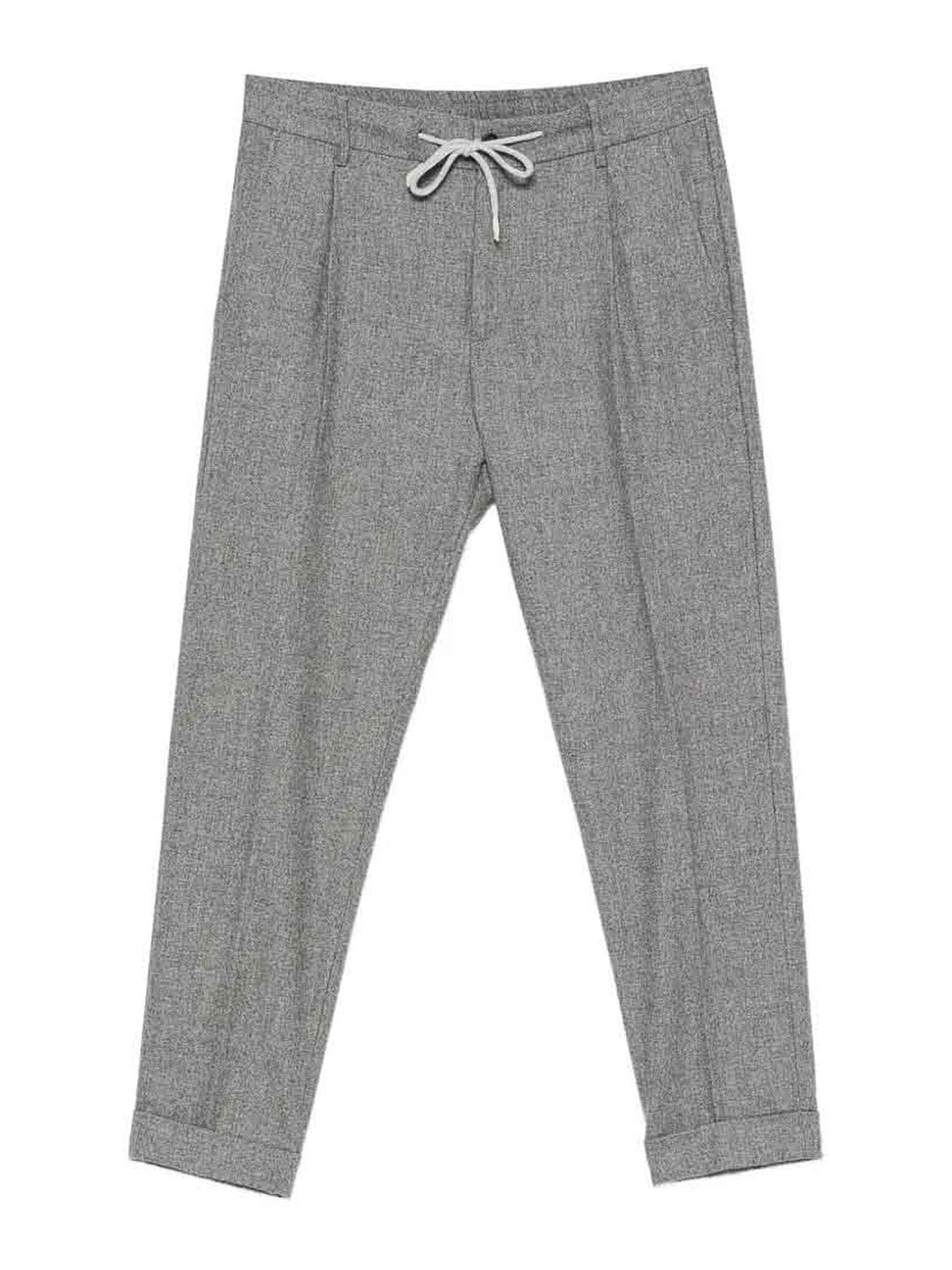 Eleventy Pantalons Décontractés - Gris