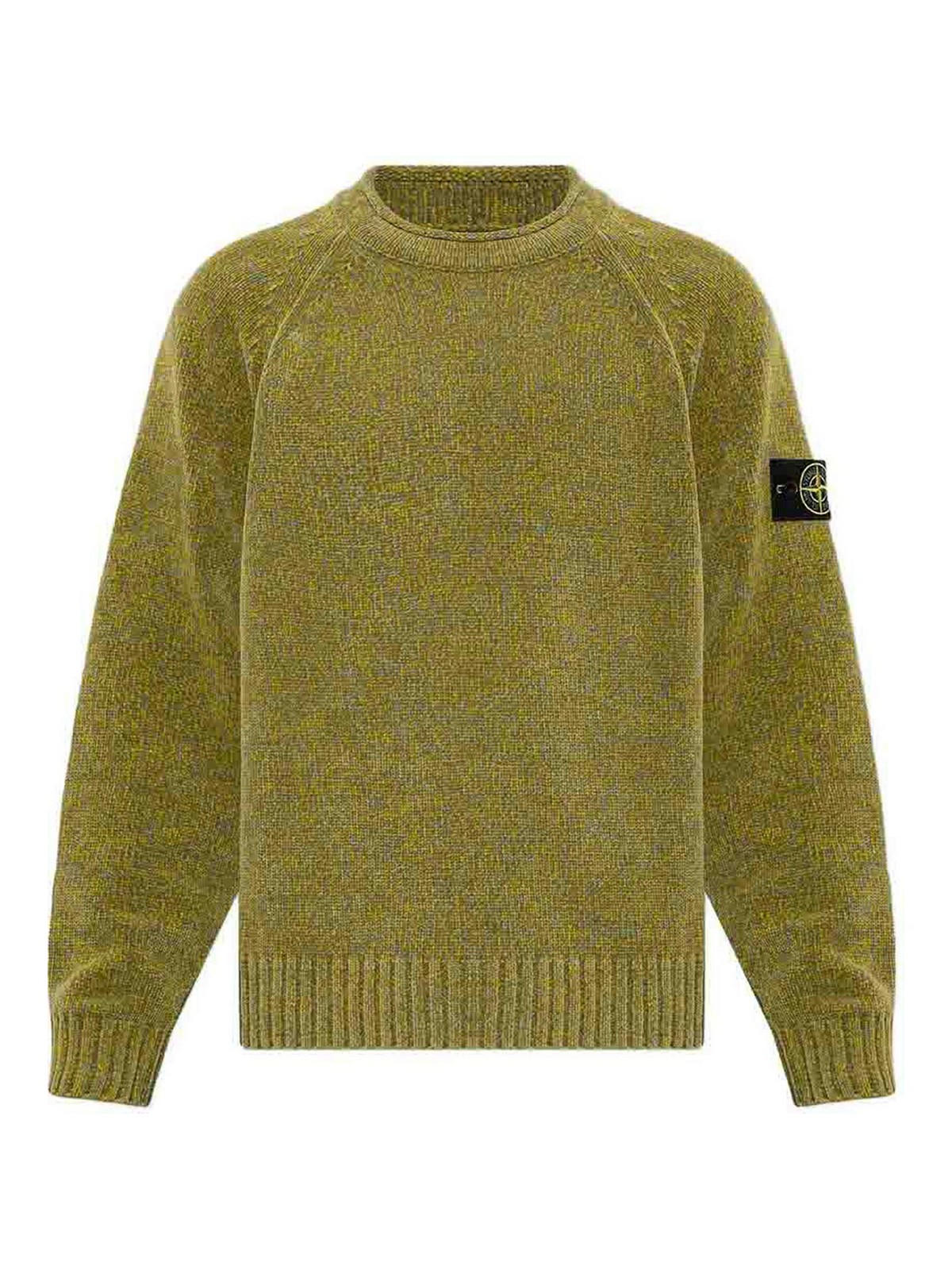 Stone Island Pull Col Rond - Vert