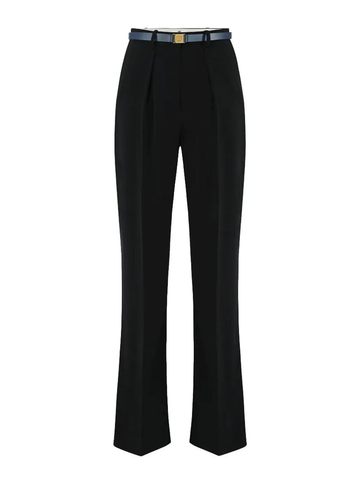 Elisabetta Franchi Pantalons Décontractés - Noir