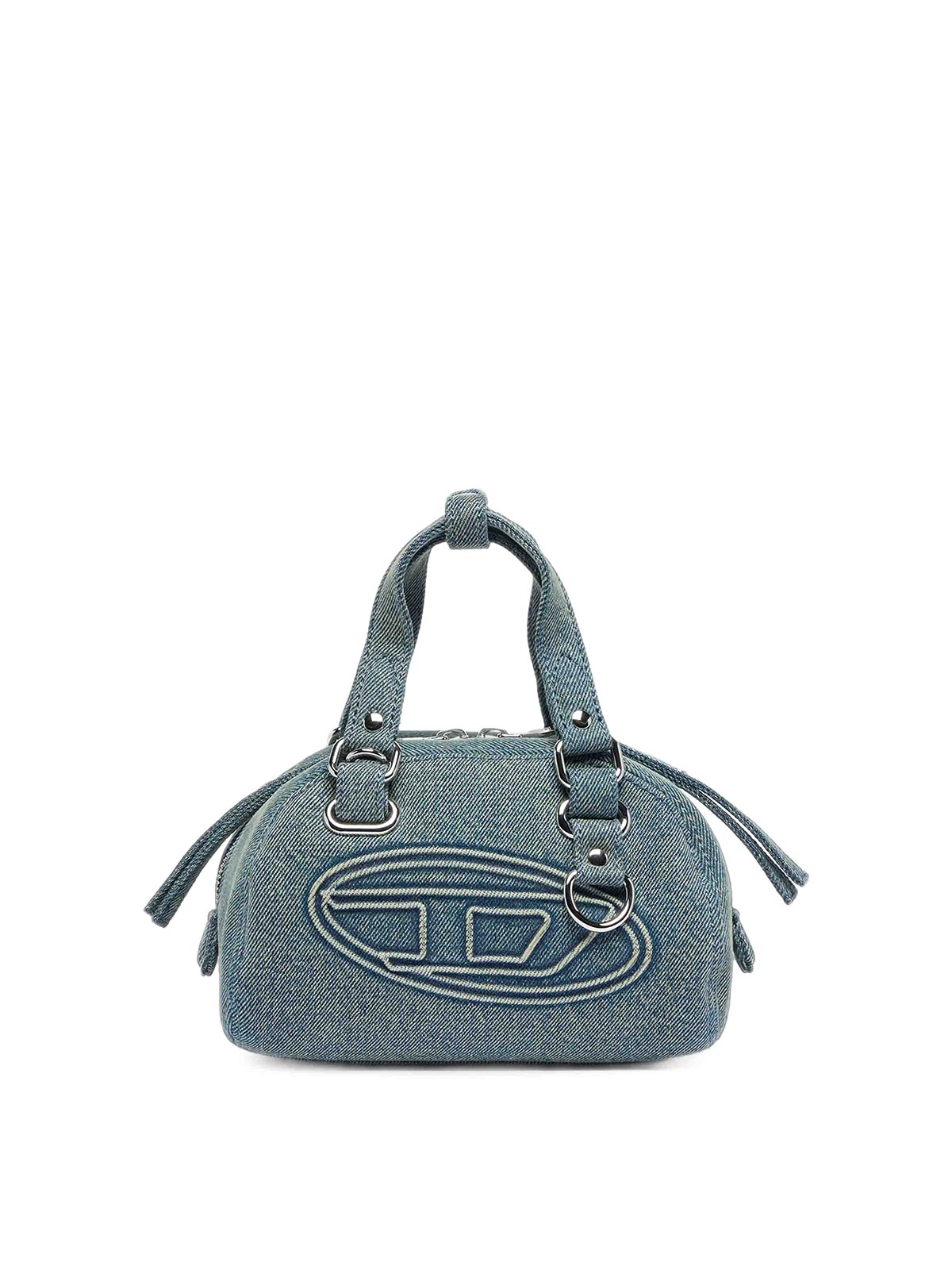 Diesel 1dr 1dr Dome Crossbody Bag In Denim