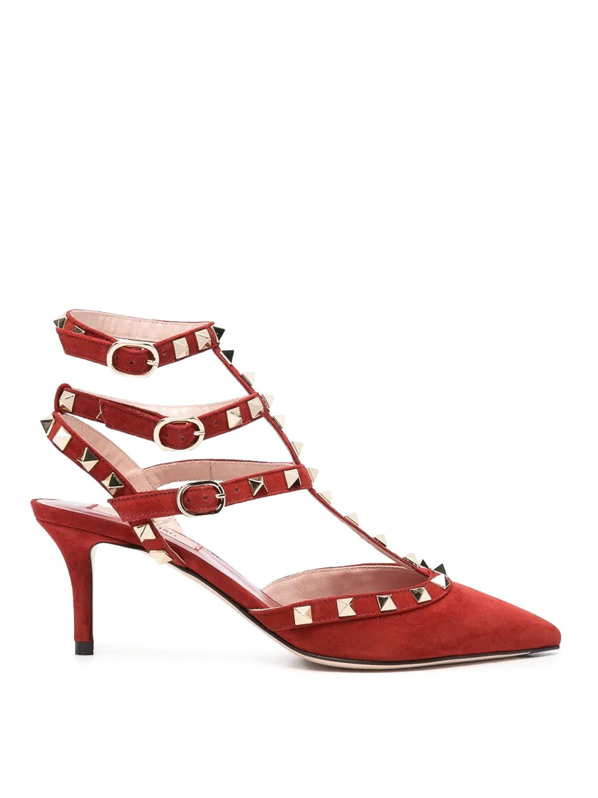 Valentino Garavani Ankle Strap Russet Item In Red